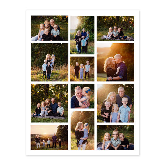 11x14 12 Images v4 Photo Collage