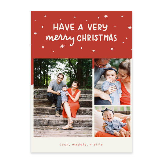 A Very Merry Christmas Card