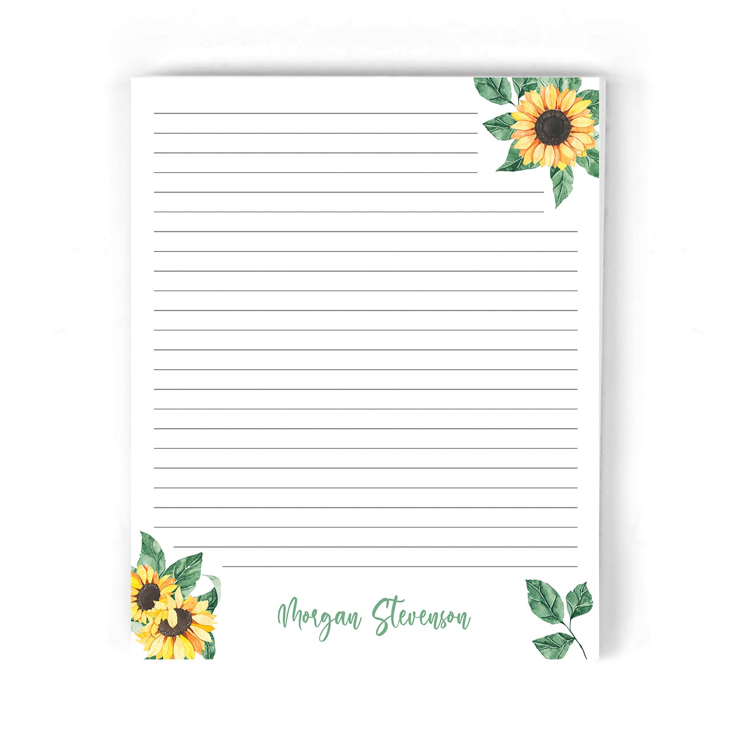 Garden of Sunflowers Notepad
