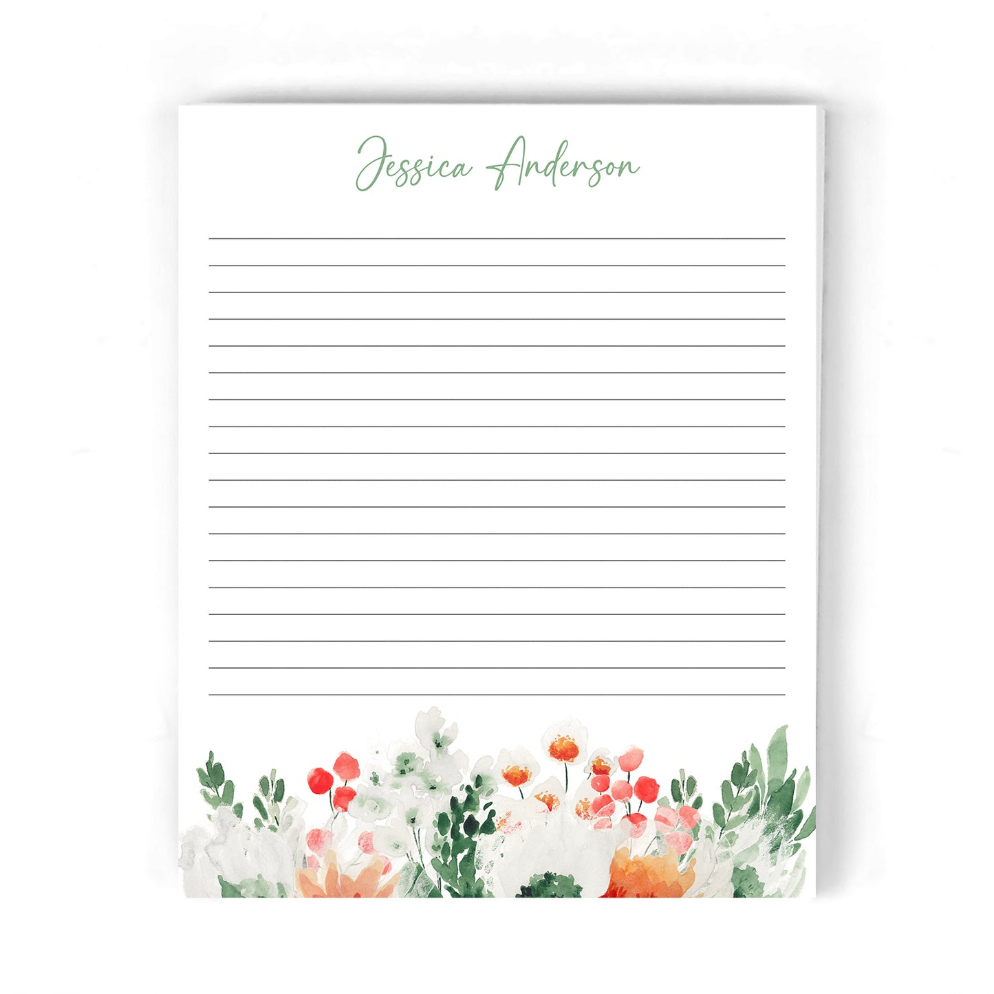 Summer Wildflower Notepad