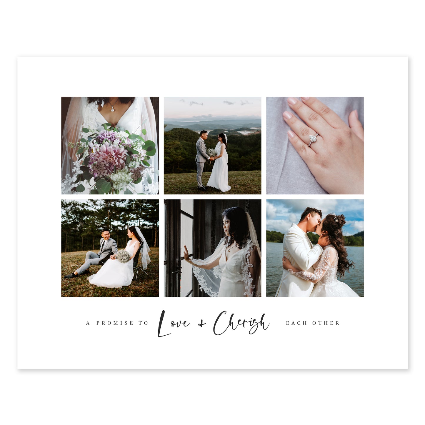 Promise Wedding Photo Collage