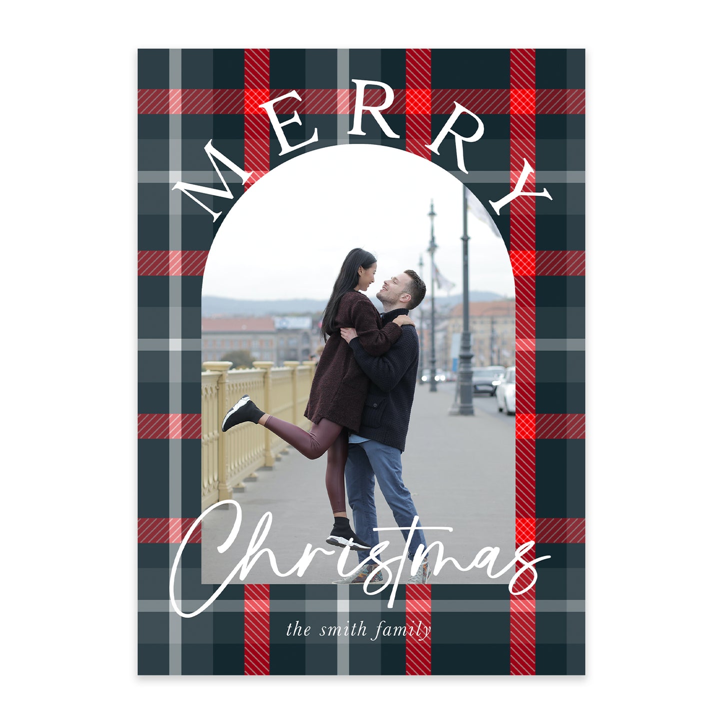 Arch Merry Christmas Card