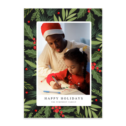 Branch Berry Christmas Card