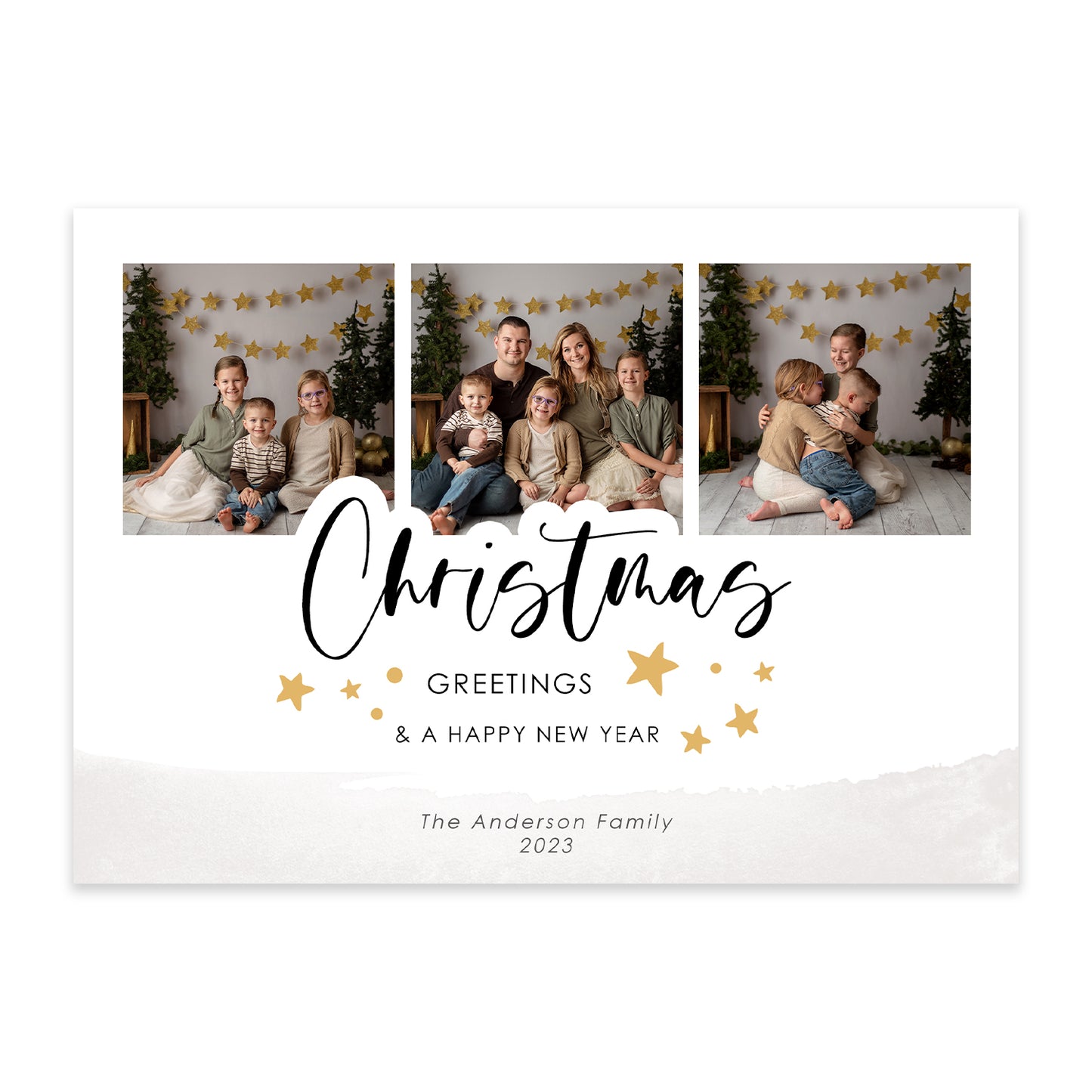 Bright Wishes Christmas Card