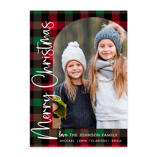 Fabulous Flannel Christmas Card