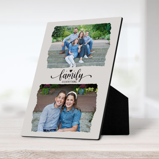 Family is Everything Collage Photo Easel