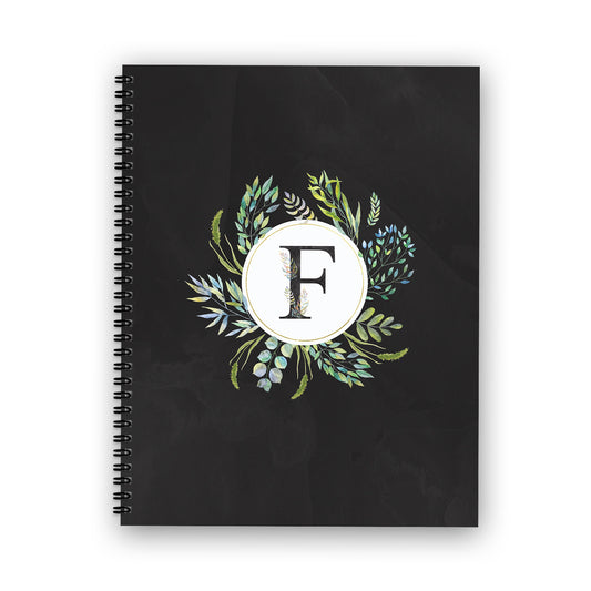 Floral Letter Notebook