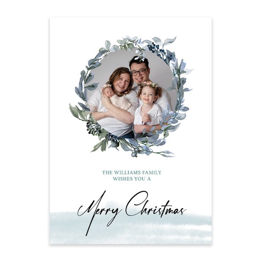 Frosted Winter Christmas Card