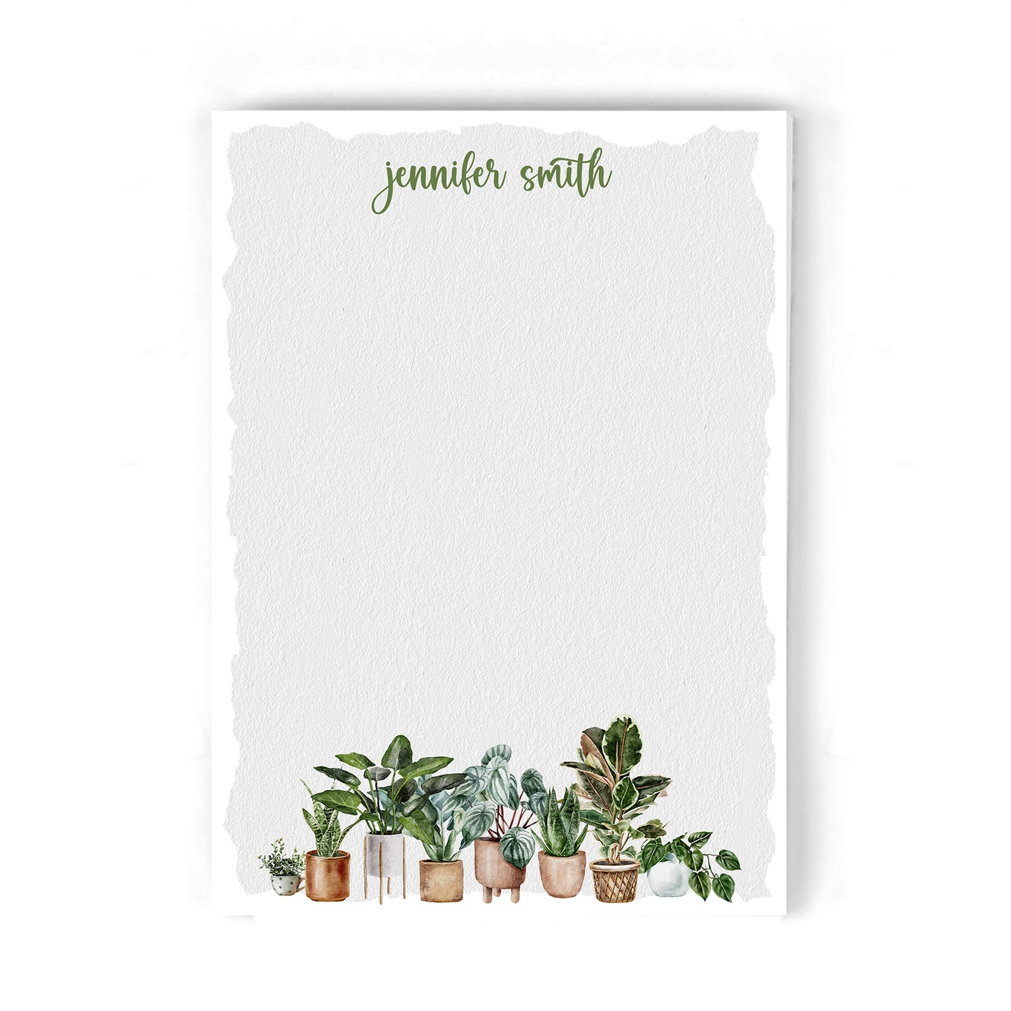 House Plants Notepad