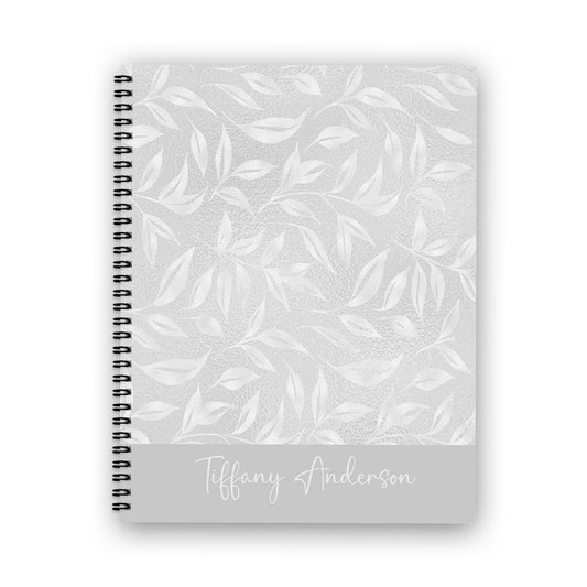 Luxury White Notebook