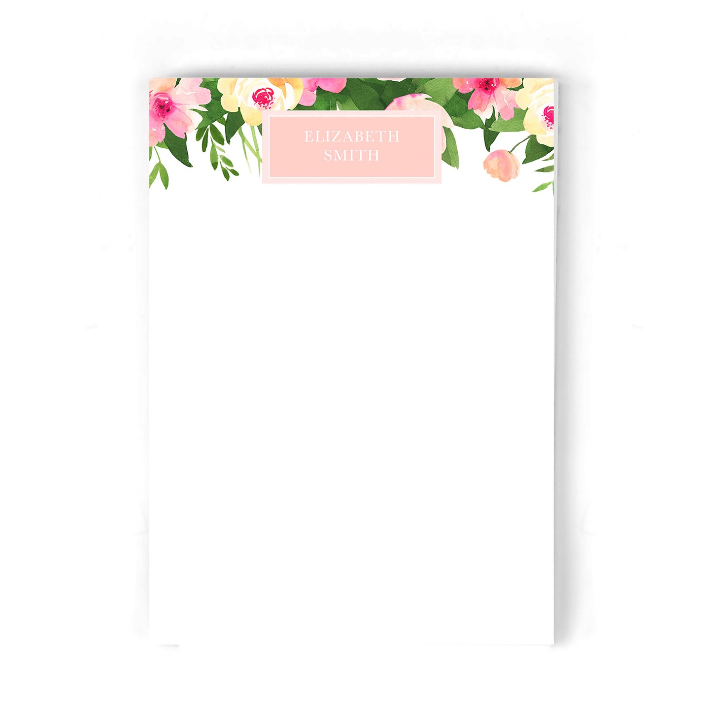 Modern Floral Notepad