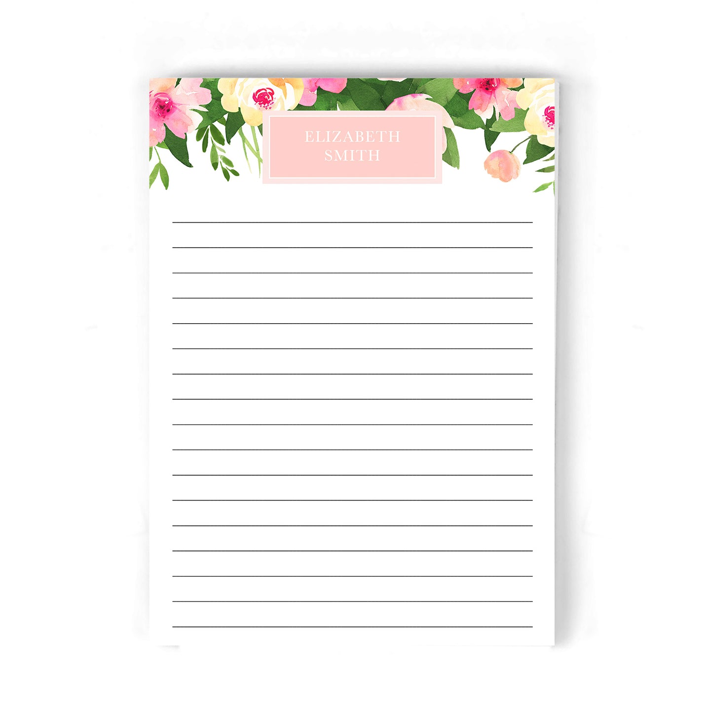 Modern Floral Notepad