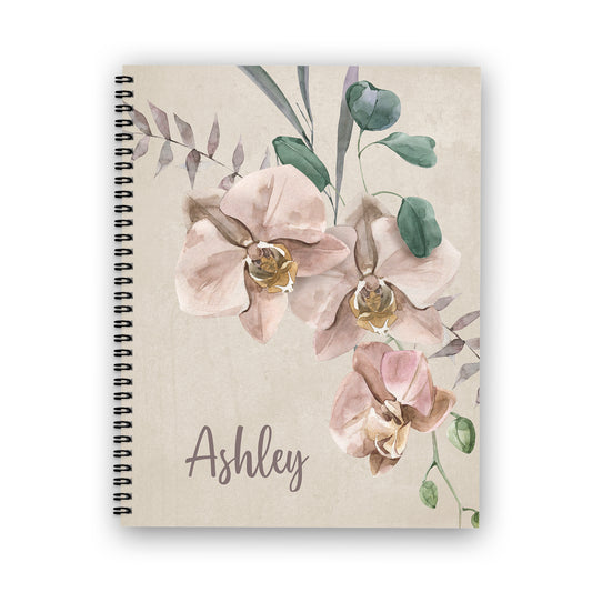 Orchid Floral Notebook