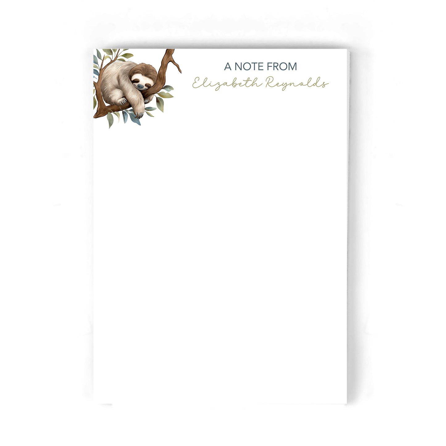 Sloth Notepad