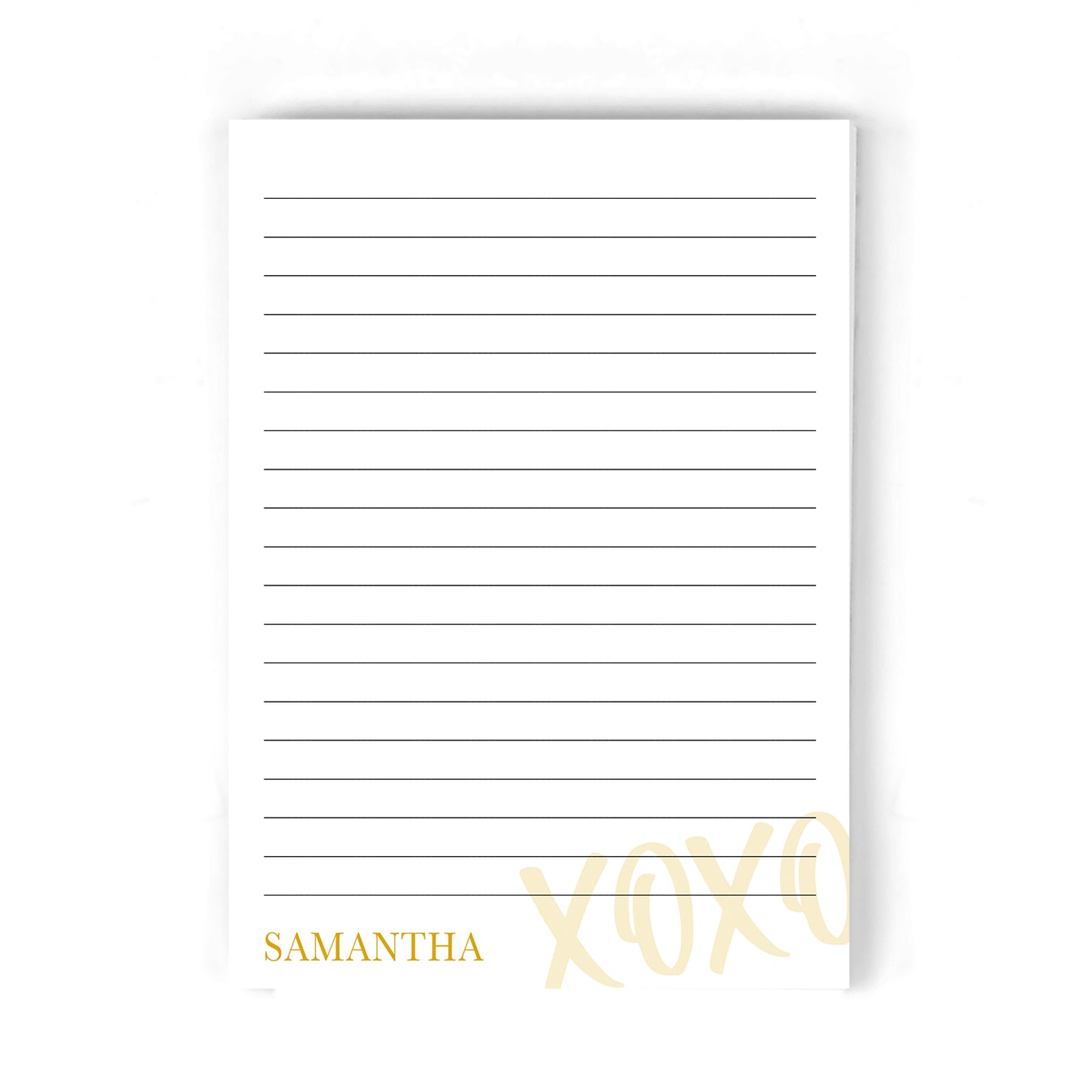 XOXO Notepad
